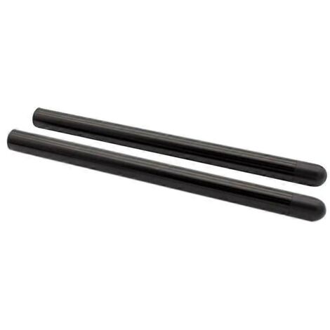 Tube de guidon universel noir pour fourche avant fixe de moto de 22 mm (1/5)