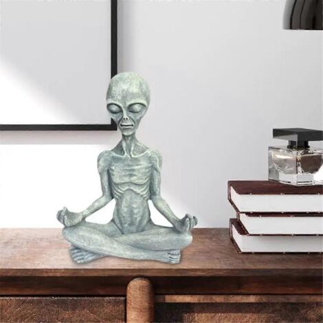 Statuette en résine AlienOrnaments pour jardin extérieur - Maison B-- (1/5)