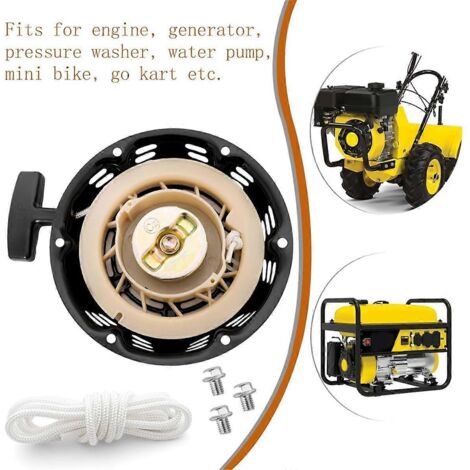 Ensemble de démarrage à tirette pour moteurs 212cc, 196cc et 224cc (1/5)
