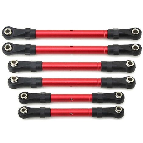 Biellette de direction, barre d'accouplement pour Hoss/4WD rouge-- (1/5)