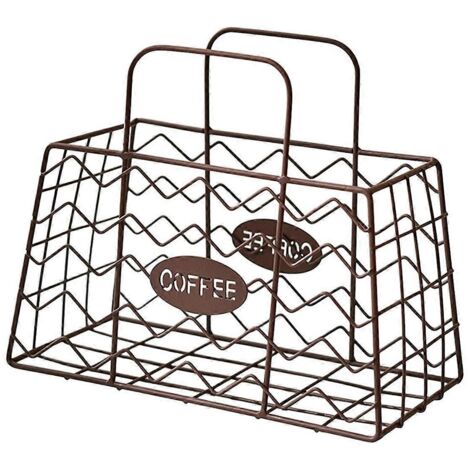 Panier à dosettes de café Accessoires de bar à café Porte-capsules expresso, A-- (1/5)