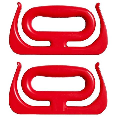 Porte-sacs d'épicerie avec poignée - Multi-usage - Rouge (1/5)