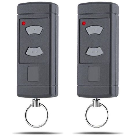 Lot de 2 émetteurs manuels pour porte de garage compatibles HSE2-40 et HS4-40 (1/5)