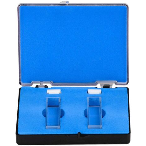 Cuvette pour spectrophotomètre, longueur de trajet optique 10 mm, hauteur 45 mm, lot de 2 (1/5)