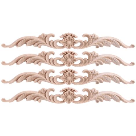 appliques et incrustations en bois, bois décoratif à faire soi-même, non peint -- (1/5)