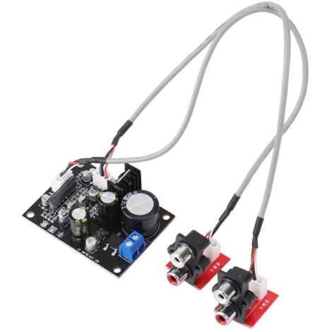 Préamplificateur pour platine vinyle NE5532, carte MM + supports Lotus (1/5)