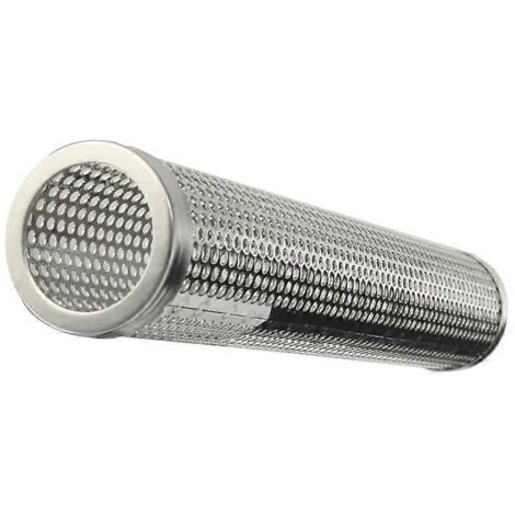 Générateur de fumée à tube en maille pour barbecue rond, fumoir chaud/froid -- (1/5)