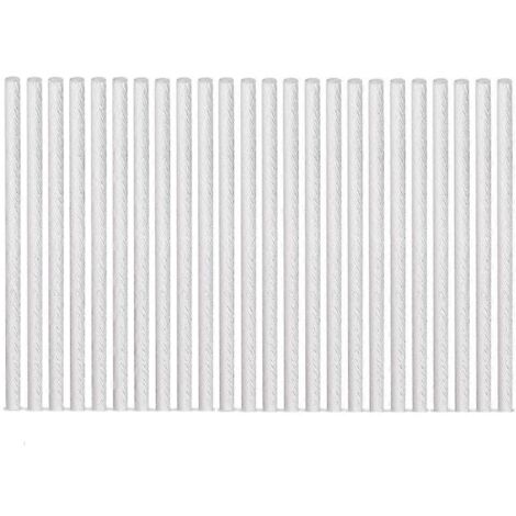 24 mèches en fibre de verre pour torches d'extérieur, 1,27 cm x 25 cm (0,5 x 9,85 pouces) (1/5)