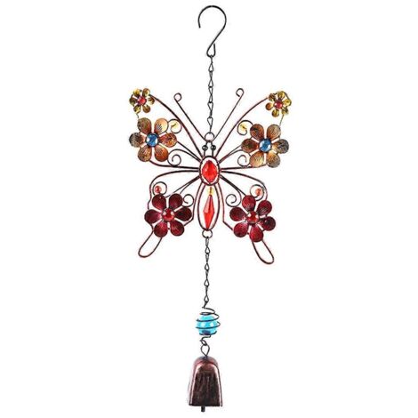 Carillon papillon, décoration intérieure et extérieure, papillon en métal (1/5)