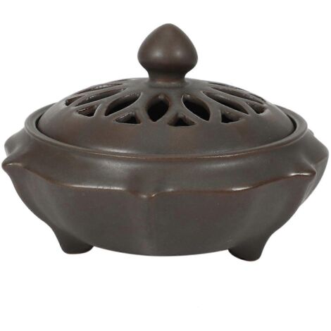 Brûleur d'encens anti-moustiques en céramique, décoration classique pour salon. (1/5)