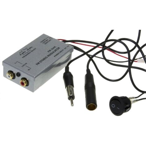 Adaptateur universel Fm stéréo Mp3 Auto Antenne autoradio Aux-- (1/5)