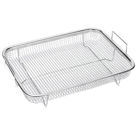 1 panier de friteuse à air pour four, panier de cuisson en acier inoxydable -- (1/5)