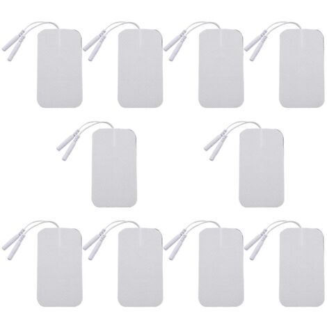 Lot de 20 électrodes pour appareil de massage par électrothérapie, acupuncture et TENS (1/5)