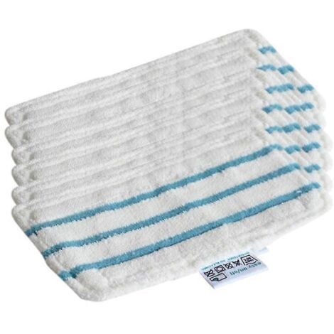Lot de 6 lingettes lavables pour balai vapeur FSM1610 FSM1630 (1/5)