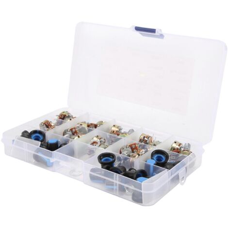 Kit de 18 potentiomètres simples WH148 B1K/5K/10K/20K/50K/100K/500K/1M-- (1/5)