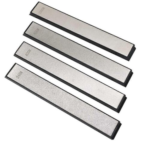 Ensemble de pierres à aiguiser diamantées, système d'affûtage de couteaux, pierres à aiguiser (1/5)