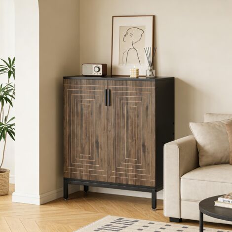 Meuble d'entrée à tiroirs, étagère à chaussures autoportante, armoire de rangement design moderne (1/5)