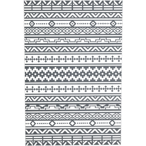 Tapis d'extérieur robuste et résistant aux intempéries, style bohème, pour salon et balcon (1/5)