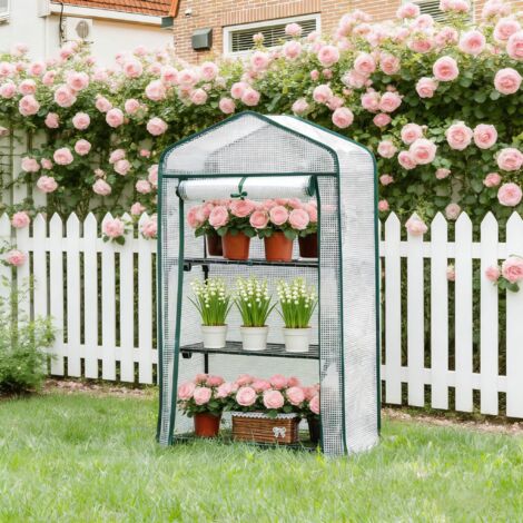 Serre de Jardin Extérieure, Serre avec Porte Enroulable, Serre pour Terrasse (1/5)