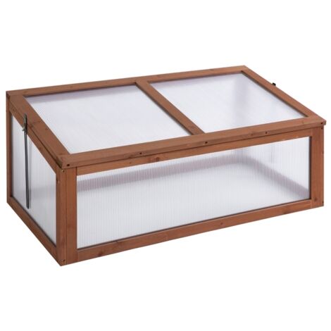 Mini-serre de jardin, petite serre à plantes avec panneaux PC, excellente transmission de lumière, 100L x 65l x 40H cm (1/5)