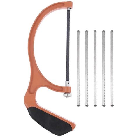 1 Mini scie à main, mini scie à métaux, mini scie à main pour bricolage, scie à archet (1/5)