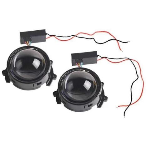 Phares LED dynamiques « yeux de diable » de 3 pouces pour voiture, avec lentille. (1/5)