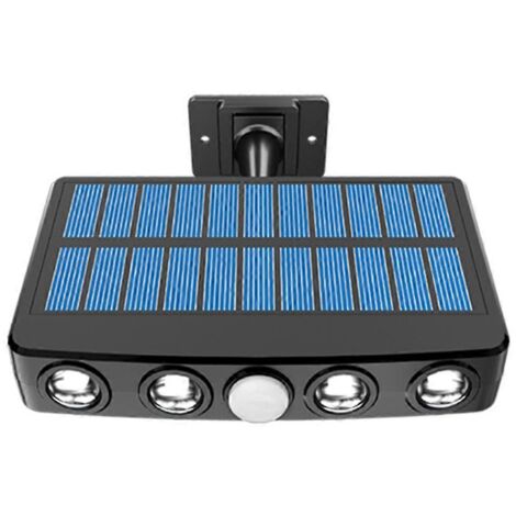 Lampes solaires d'extérieur avec détecteur de mouvement pour jardin,B-- (1/5)