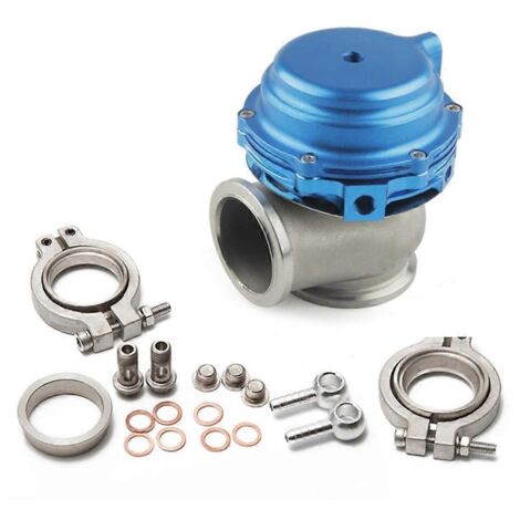 Modification automobile : Soupape de décharge de pression d'échappement turbocompressée bleue -- (1/5)