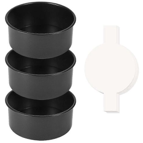Moule à gâteau de 15 cm (6 pouces) - Lot de 3 moules à gâteaux ronds avec 100 feuilles de papier sulfurisé. (1/5)