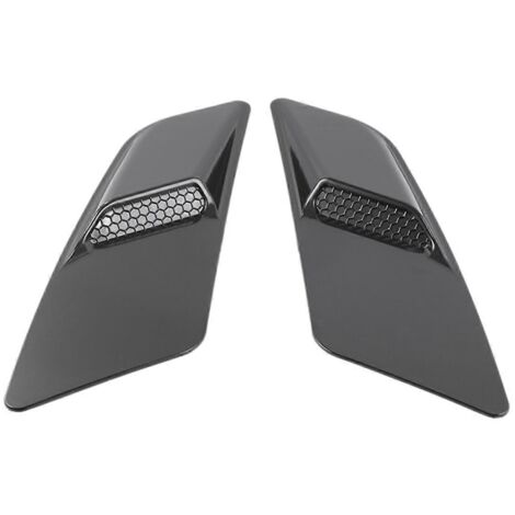 1 paire de grilles de protection pour prises d'air de capot avant de voiture --