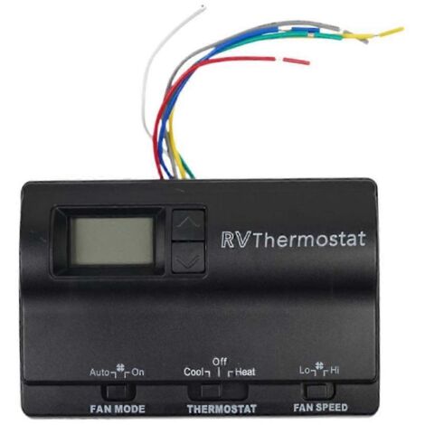 Thermostat numérique mural 83303862 pour camping-car - Pièces de rechange - Noir (1/5)