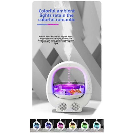 Enceinte Bluetooth avec humidificateur et lumière d'ambiance --- (1/5)