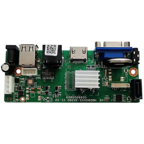 Carte mère NVR 4K 16 canaux - Verte (1/5)