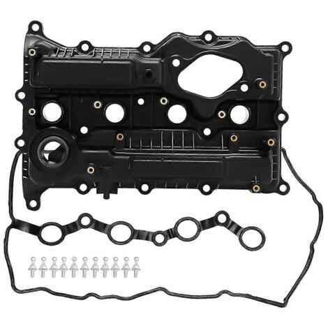 Couvercle de soupapes moteur avec kit de joint pour Kia Sportage 2017-2021 Hyundai - Noir (1/5)