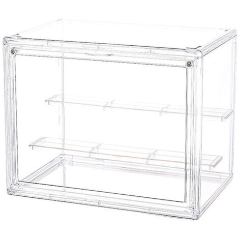 Présentoir transparent en forme d'échelle, boîte de rangement 27x18x22CM-- (1/5)