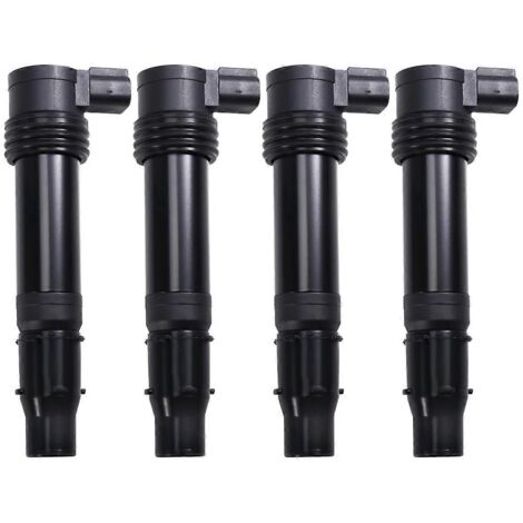 Bobines d'allumage pour moto KAWASAKI NINJA ZX-6RR 2003-06 - Noires (4 pièces) (1/5)