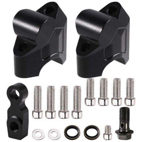 Accessoires moto Rehausseur de guidon pour CFMOTO - Noir - (1/5)