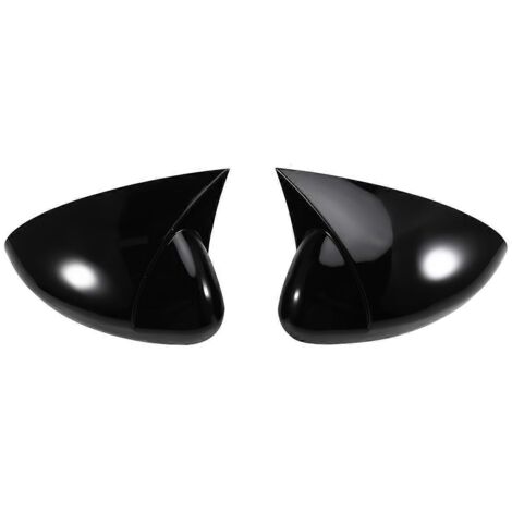Housse de protection pour rétroviseur intérieur Fiat, noir brillant. (1/5)