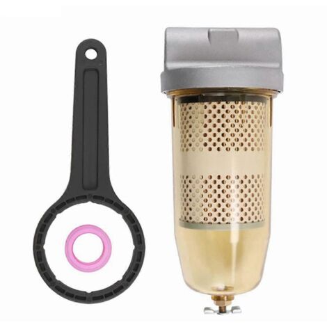 Réservoir de carburant complet avec clé pour filtre séparateur carburant-eau -- (1/5)
