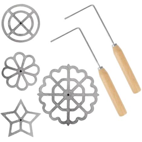 Emporte-pièces pétales, ensemble d'emporte-pièces espagnol traditionnel, tampon - comme illustré - (1/5)