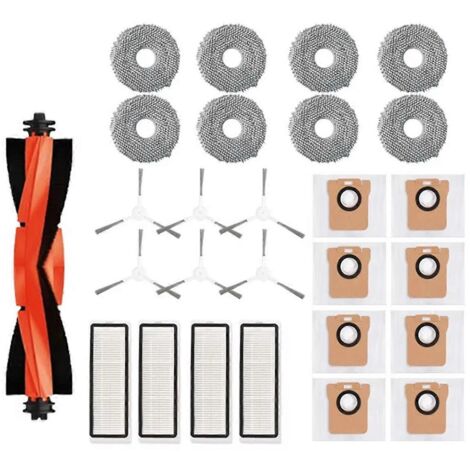 Accessoires pour aspirateur robot Xiaomi X20 +/X20 Plus : sac à poussière et chiffon de nettoyage. (1/5)