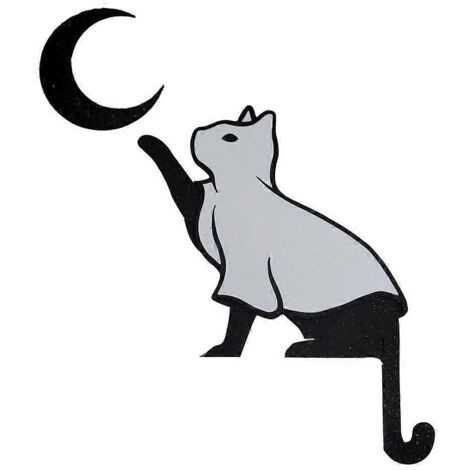 Cadre de porte pour chat en métal mignon, décoration d'angle A-- (1/5)