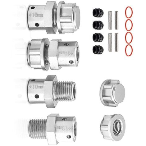 Kit de connecteurs 10 mm pour voiture RC (accessoires argentés) (1/5)