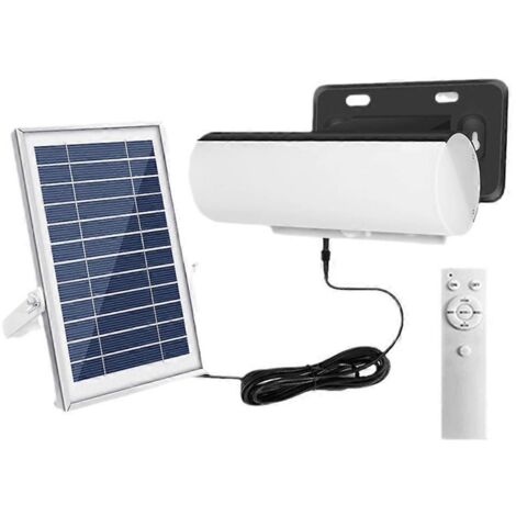 Lampe solaire avec détecteur de mouvement, éclairage LED intérieur à intensité variable --- (1/5)