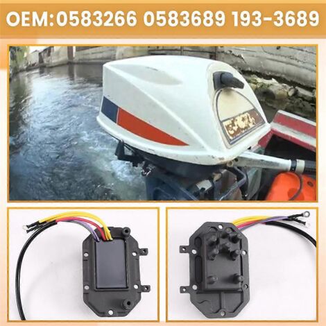 Régulateur de tension 193-3689 pour Evinrude 6/8 cylindres-- (1/5)