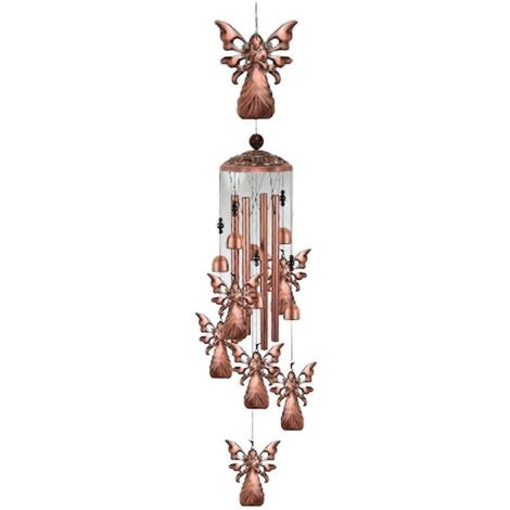 Carillon éolien pour maison, jardin, intérieur, extérieur, terrasse, jardin, décoration ange-- (1/5)