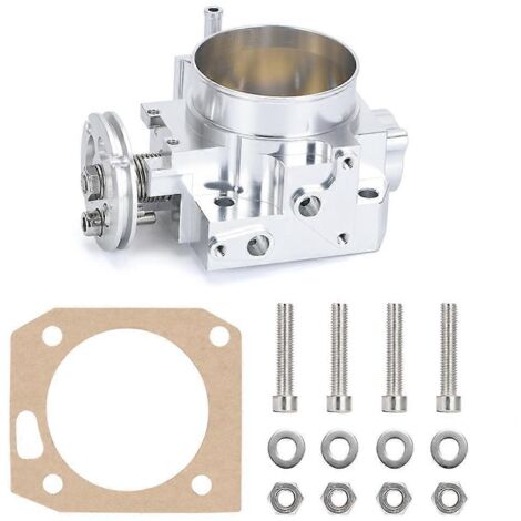Corps de papillon d'admission 70 mm pour moteur K-Series, couleur argent. (1/5)