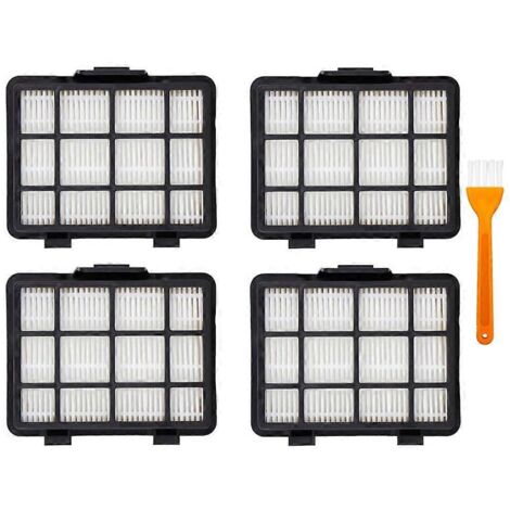 Filtre HEPA pour aspirateur traîneau sans sac NEN180 (lot de 4) (1/5)
