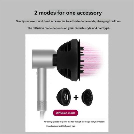 Diffuseur double fonction Wave+Curl pour sèche-cheveux HD16 (1/5)
