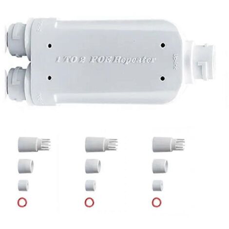 Répéteur PoE 48 V, extension PoE 1 vers 2, étanche IP66 (1/5)